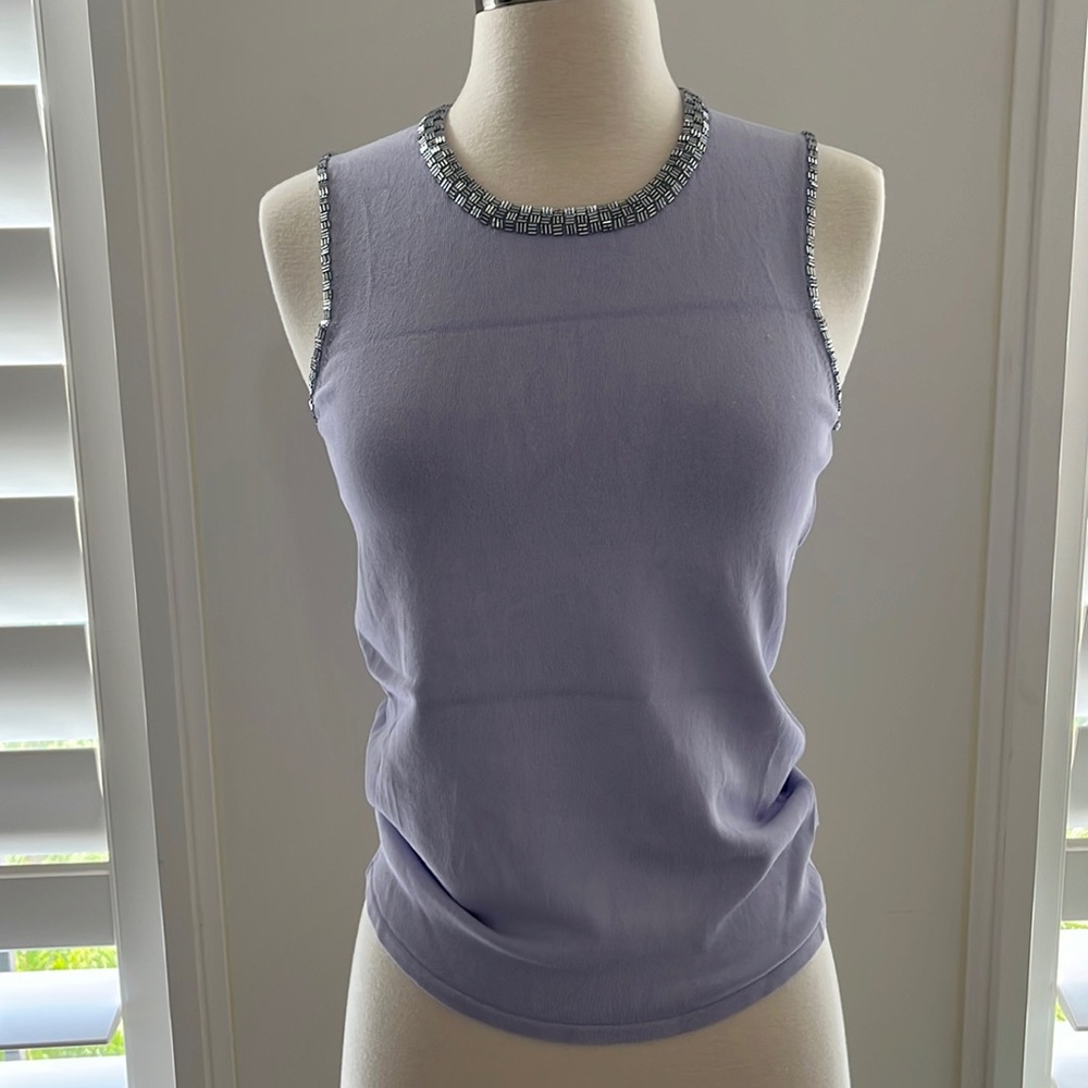 Nicole Miller light purple top S